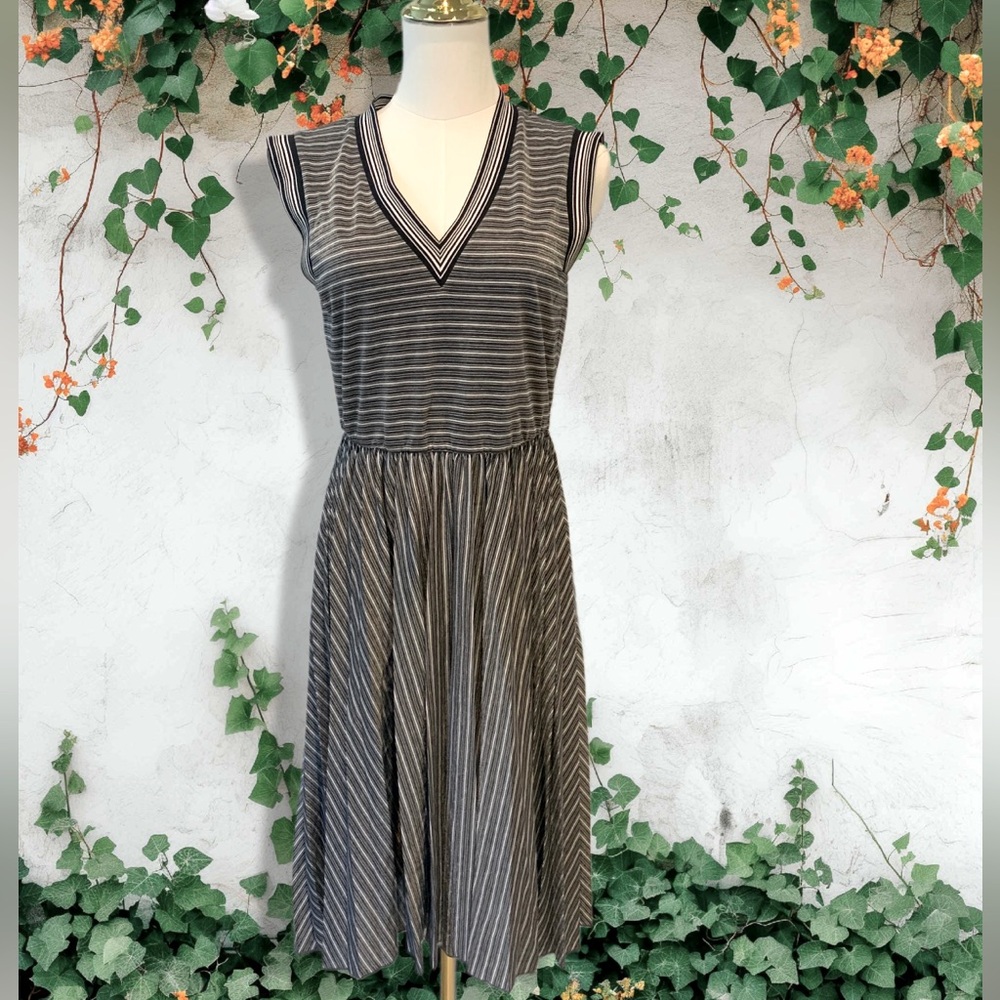 Sportmax by Max Mara Sleeveless Striped Dress